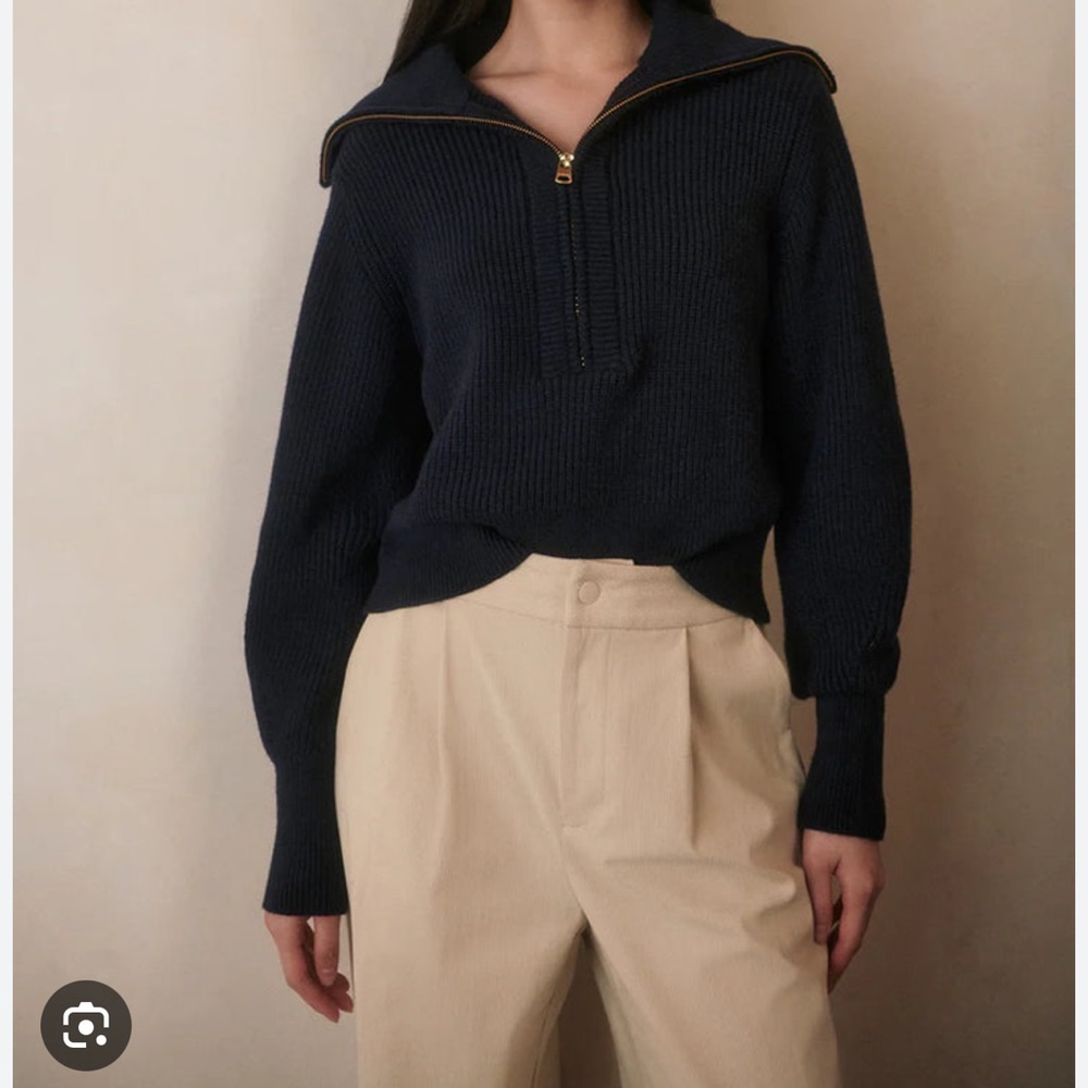 VARLEY
Maura Half Zip Rib Knit Women's Sweater